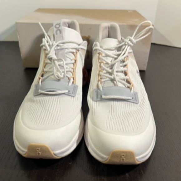 On Cloudnova Flux Sneakers/Shoes Undyed White & Auburn Mens Size 9.5 - Picture 5 of 16